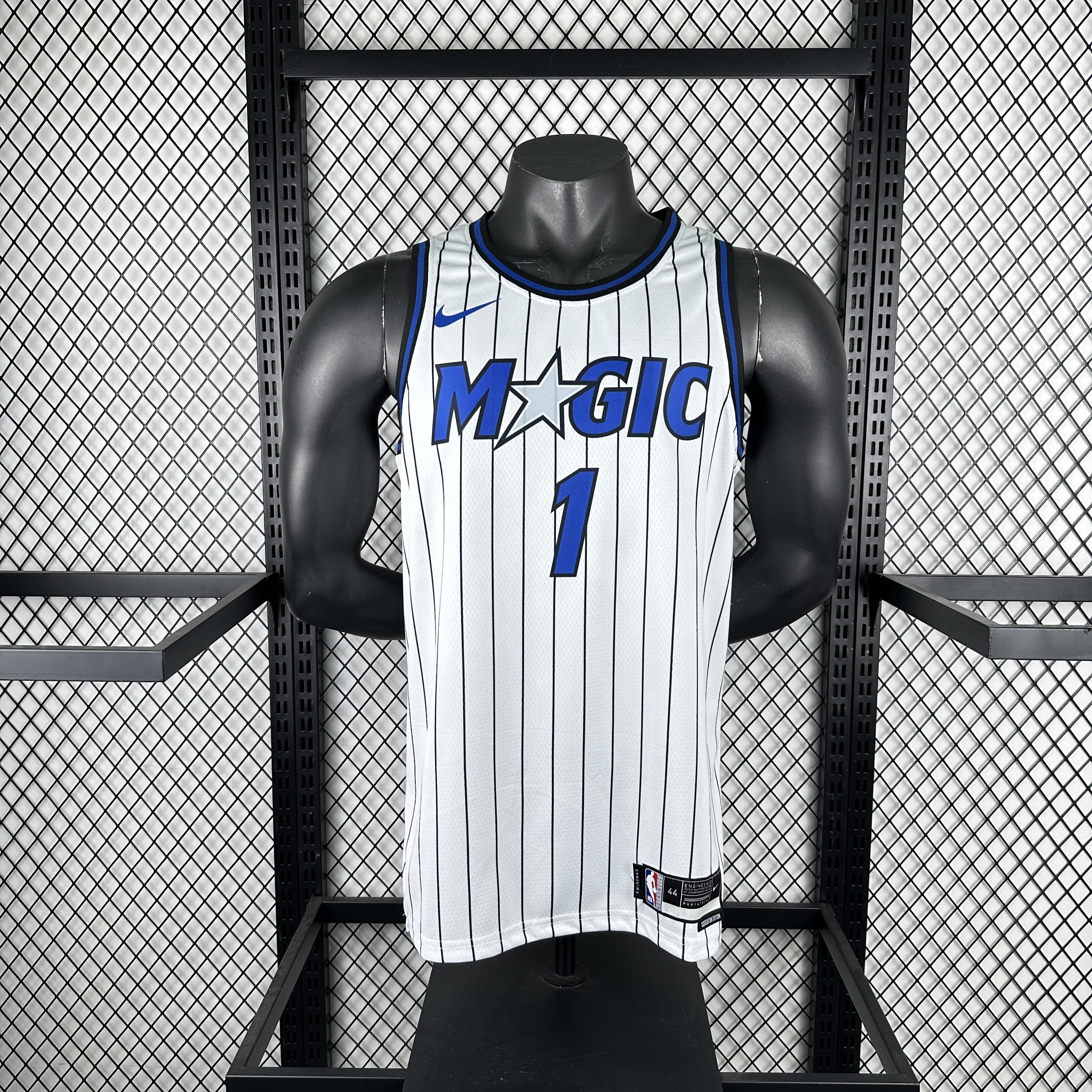 Men Orlando Magic 1 Hardaway white 2025 NBA jersey